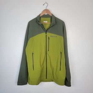 Marmot Mens Bero Softshell Jacket In Green Cilantro/Crocodile Sz. XXL